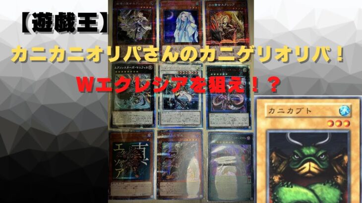 【遊戯王】カニカニオリパさんのカニゲリオリパでWエクレシアが欲しい！