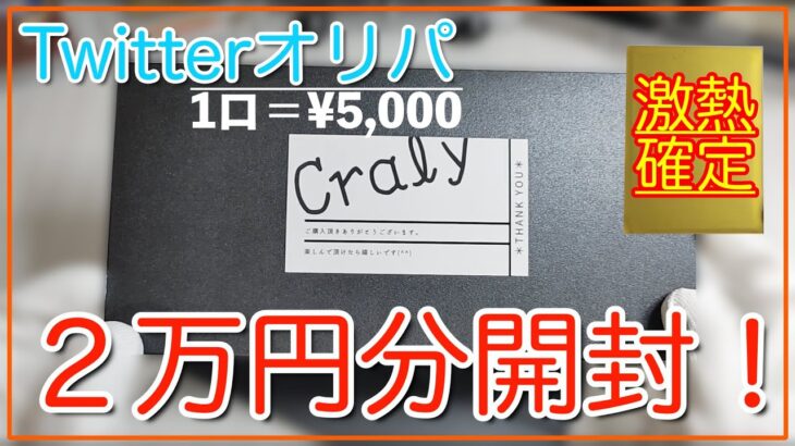 【挑戦】遊戯王オリパ『Twitter高額オリパ！！　craly様　激熱エリア20thオリパ！』金スリきたぞ！！これぞ高額系の…