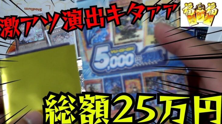 総額25万でまさかの神引きしすぎて笑った【遊戯王】