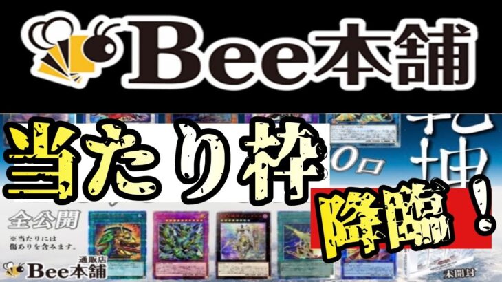 【遊戯王】Bee本舗さんの1p10000円オリパであの当たり枠を引いちゃいます☆