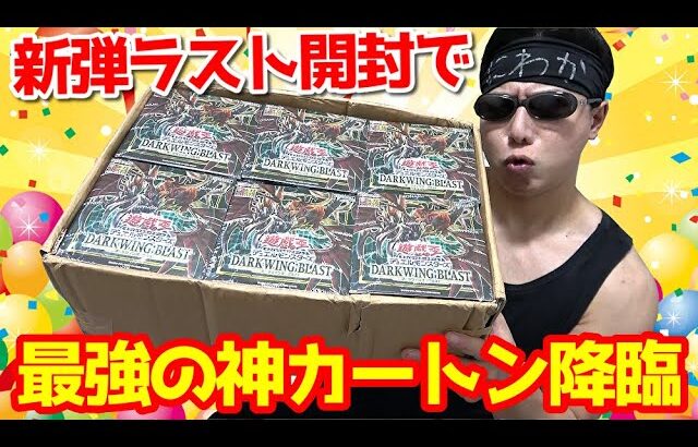 【遊戯王】２カートンで未だ０枚！悲願のカルテシアを狙って新弾「ダークウィングブラスト」最後のカートン開封で過去最強の衝撃がｯ・・！！！！！！！！！！！！