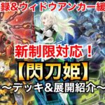 【遊戯王】新制限対応！閃刀姫【デッキ&展開紹介】