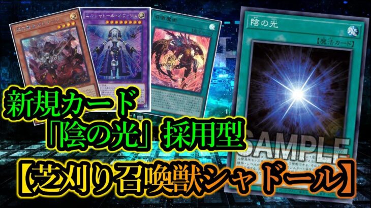 【遊戯王ADS】新環境のシャドール！新規カード『陰の光』採用型【召喚獣シャドール】！【デッキレシピ】