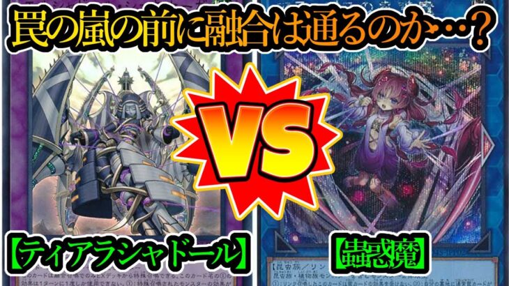 【遊戯王】可愛い顔して獲物を罠に誘う…！『ティアラメンツ召喚シャドール（Invoked Shaddoll）』vs『蟲惑魔（Traptrix）』フリーデュエルPart1310【対戦動画】