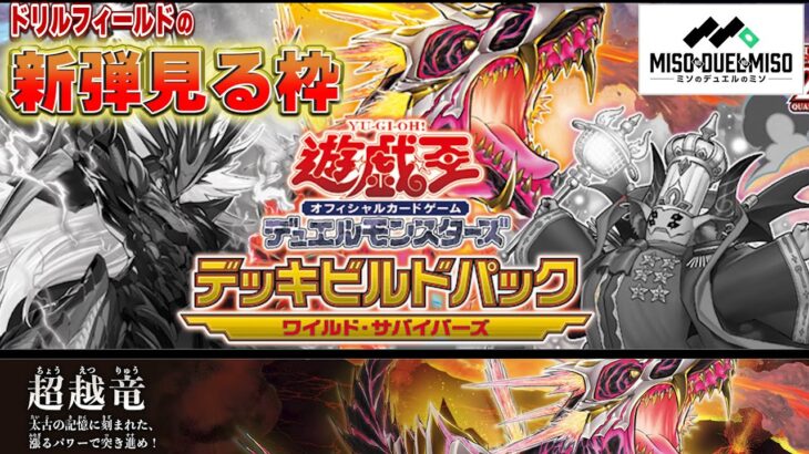 【#遊戯王】－ワイルド・サバイバーズ「超越竜 編」－ドリルフィールドの新弾見る枠【#ミソのデュエルのミソ】