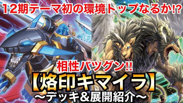 【遊戯王】12期テーマ初の環境トップ⁉︎烙印キマイラ【デッキ&展開紹介】