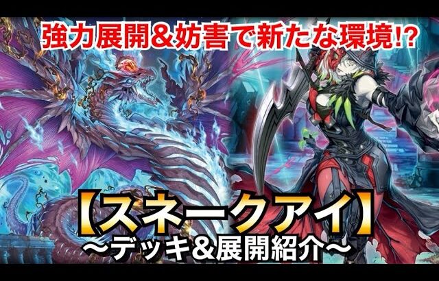 【遊戯王】強力展開＆妨害で新たな環境デッキか!?スネークアイ・ディアベルスター【デッキ＆展開紹介】