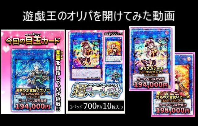 【遊戯王】オリパを開けてみた２８８