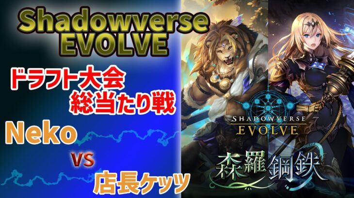 【シャドバエボルヴ】新弾でドラフト戦やってみた！！ 対戦編　Neko vs 店長ケッツ