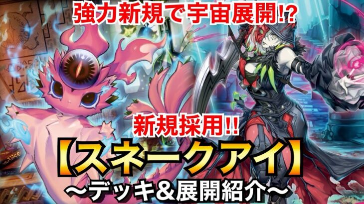 【遊戯王】強力新規で宇宙展開⁉︎スネークアイ【デッキ&展開紹介】