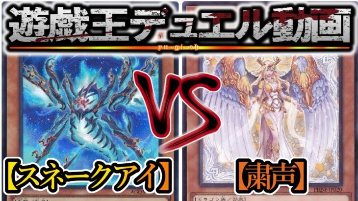 【遊戯王】選手権に向けて、ガチマッチ調整『スネークアイ』vs『粛声』フリーデュエルPart1427【対戦動画】