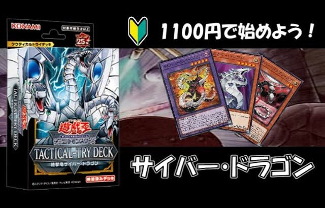 豪快な戦い方で遊戯王を始めるならコレ！タクティカルトライデッキー終撃竜サイバー・ドラゴンー【遊戯王 対戦動画】【四畳半同好会】