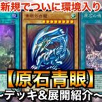 【遊戯王】強力新規でついに環境デッキ入り⁉︎原石青眼【ブルーアイズ】【デッキ&展開紹介】